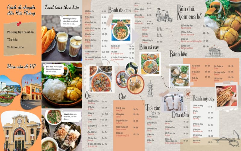 Trải nghiệm bản đồ ẩm thực Hải Phòng – Food tour quán ăn địa phương không thể bỏ lỡ